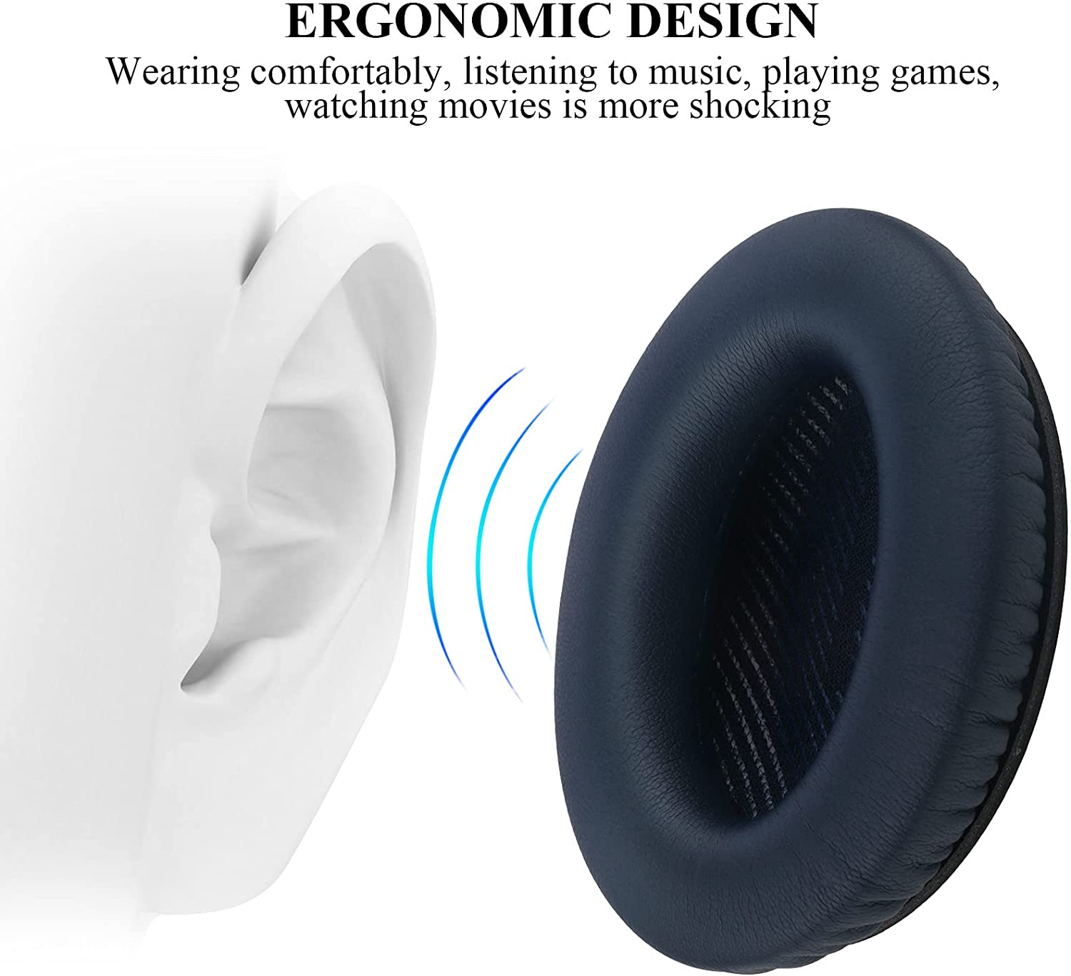 QC35 Ear Pads For BOSE QuietCo - Bose Headphone Qc45 recension och pris