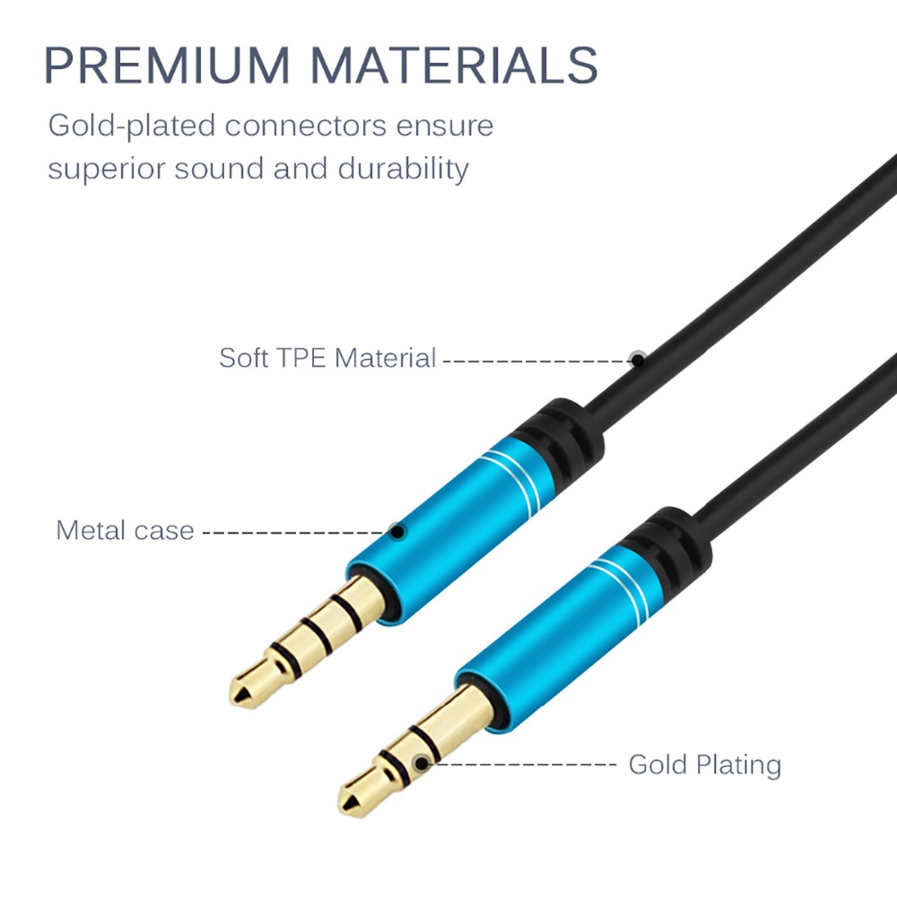 4.5FT Audio Cable for Skullcan - Wired Earphone Mic recension och pris