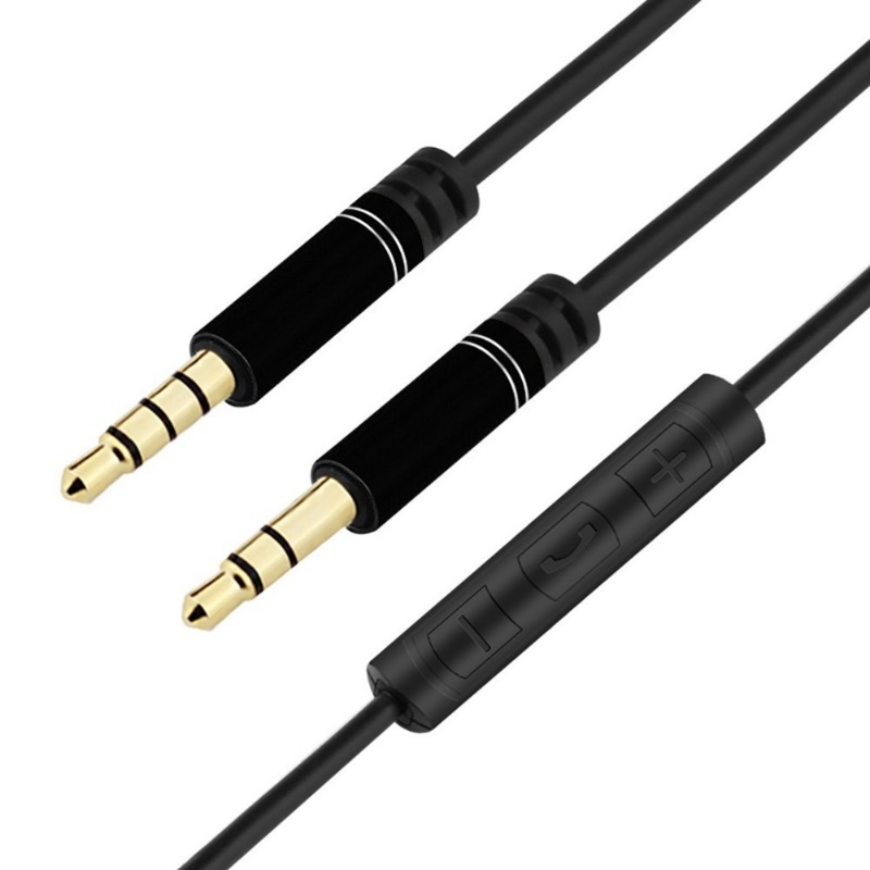 4.5FT Audio Cable for Skullcan - Wired Earphone Mic recension och pris
