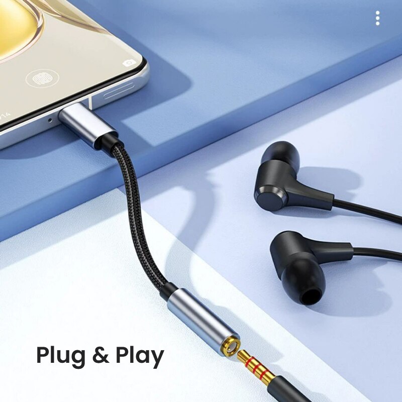 Type C to 3.5mm Earphones 3.5  - Usb C Earphone recension och pris