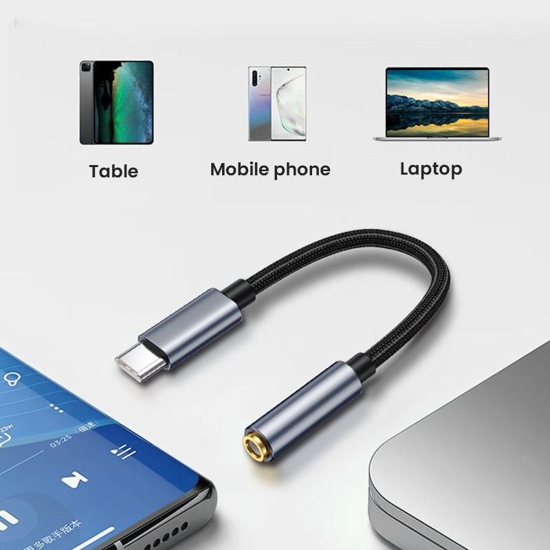 Type C to 3.5mm Earphones 3.5  - Usb C Earphone recension och pris
