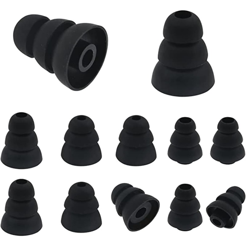 For 6pcs S/M/L Size Noise Isol - Silicone Ear Tip Replacement recension och pris