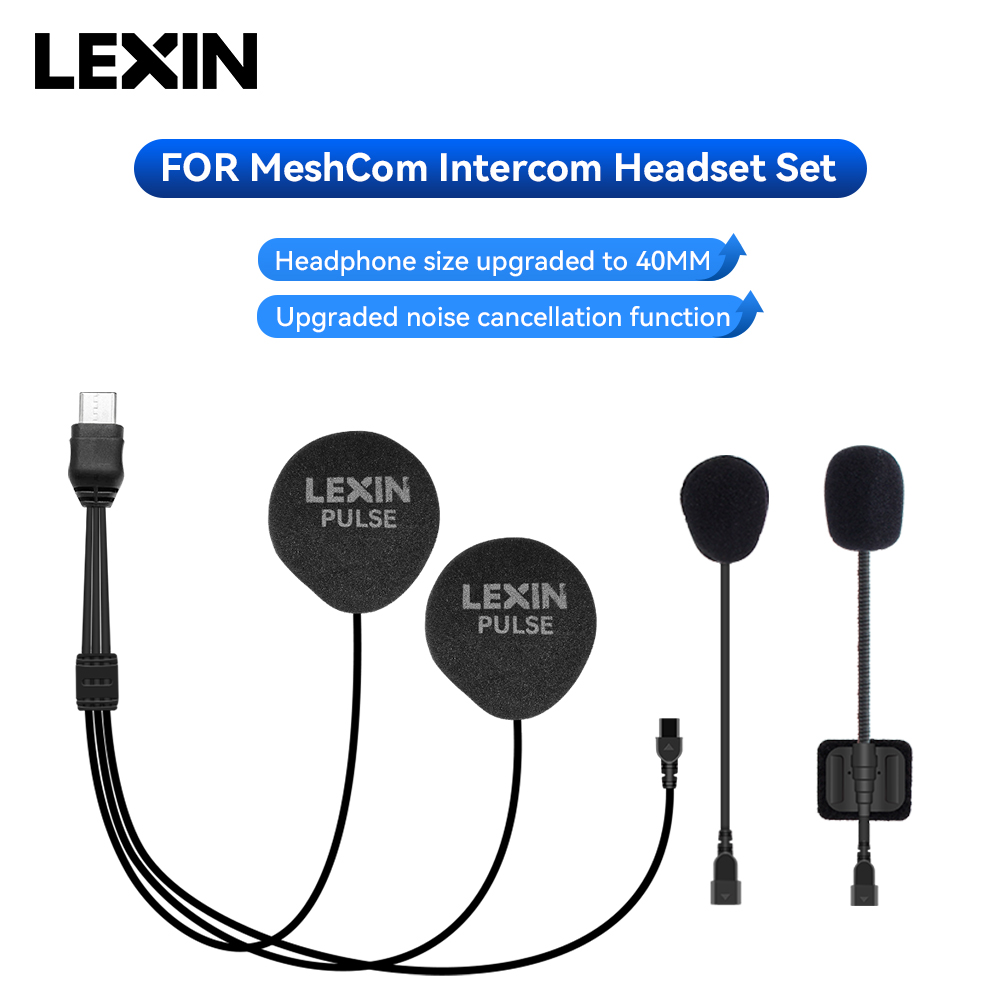 LEXIN-MeshCom Mesh Intercom 40 - Noise Cancelling Headphone recension och pris