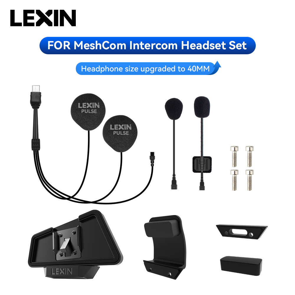 LEXIN-MeshCom Mesh Intercom 40 - Noise Cancelling Headphone recension och pris