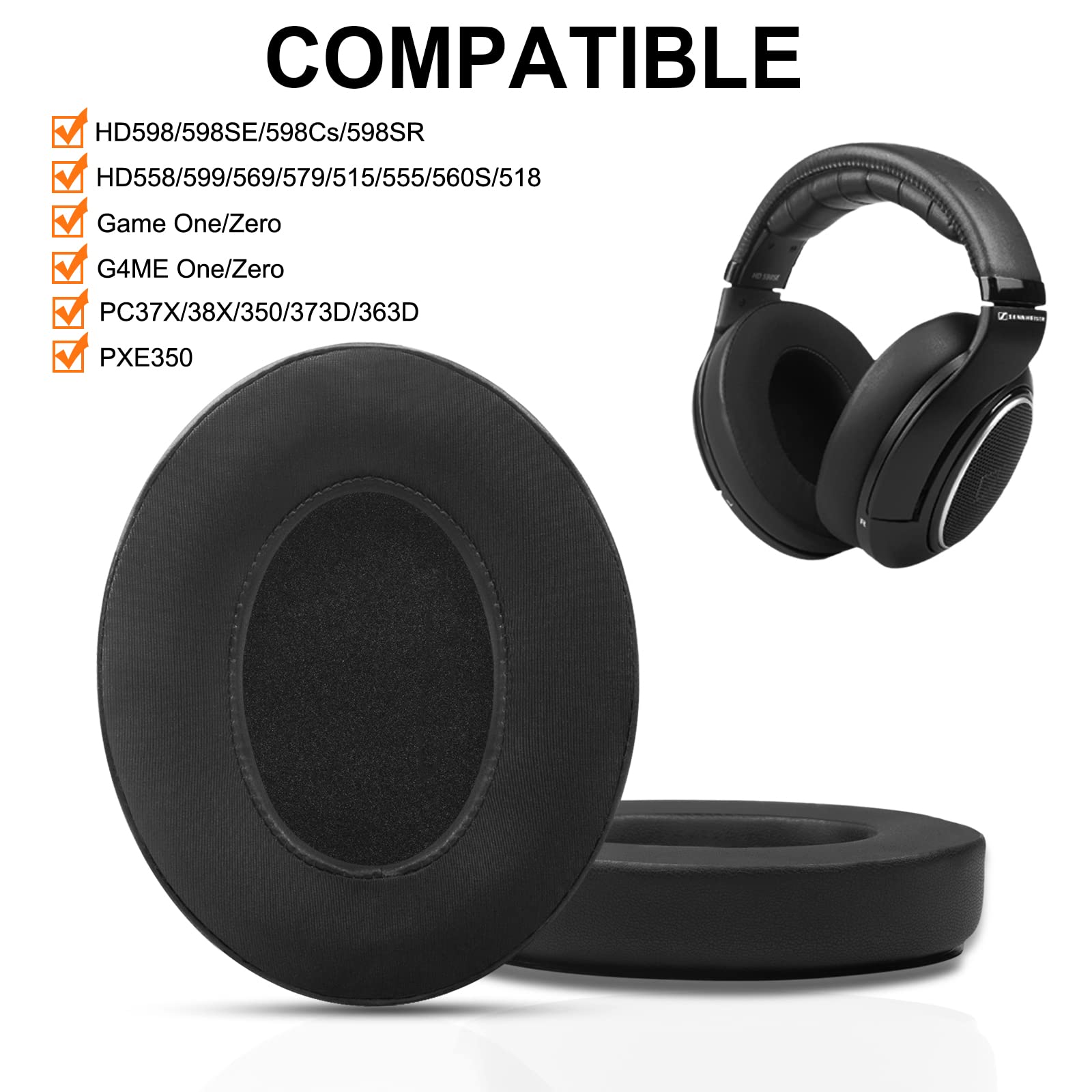 Cooling-Gel Replacement Earpad - Sennheiser Headphone Momentum 4 recension och pris