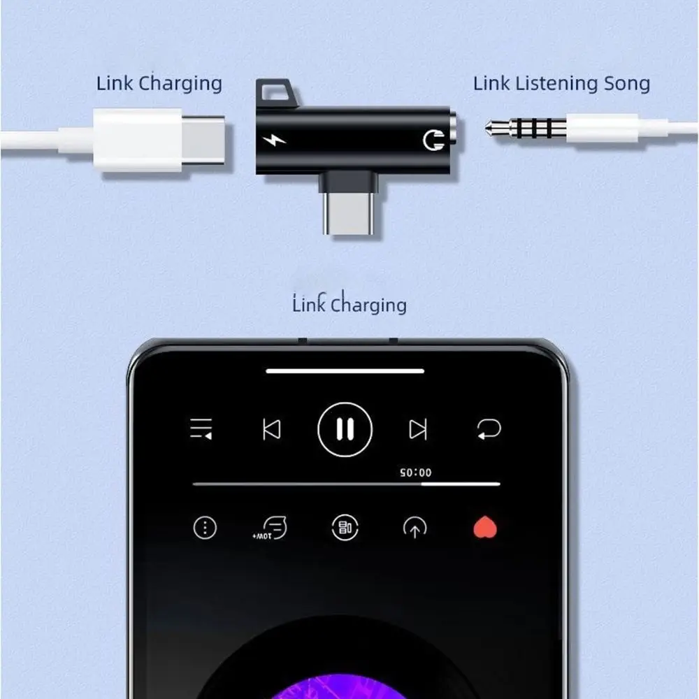 2 In1 Adapter Splitter For iPh - Earphone Splitter Jack recension och pris