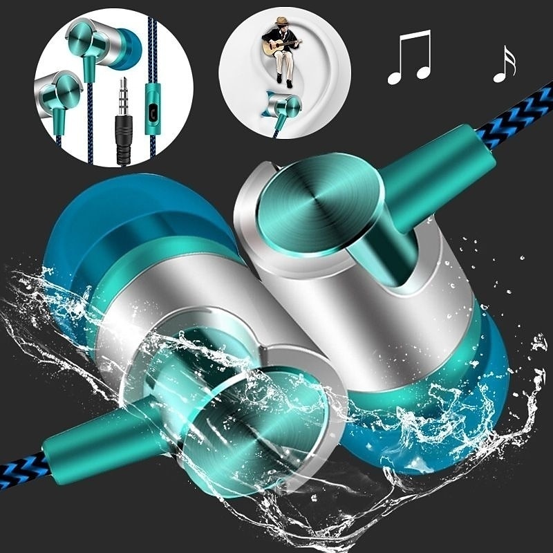 9D Stereo Wired Headphones Bas - Wired Earphone Mic recension och pris