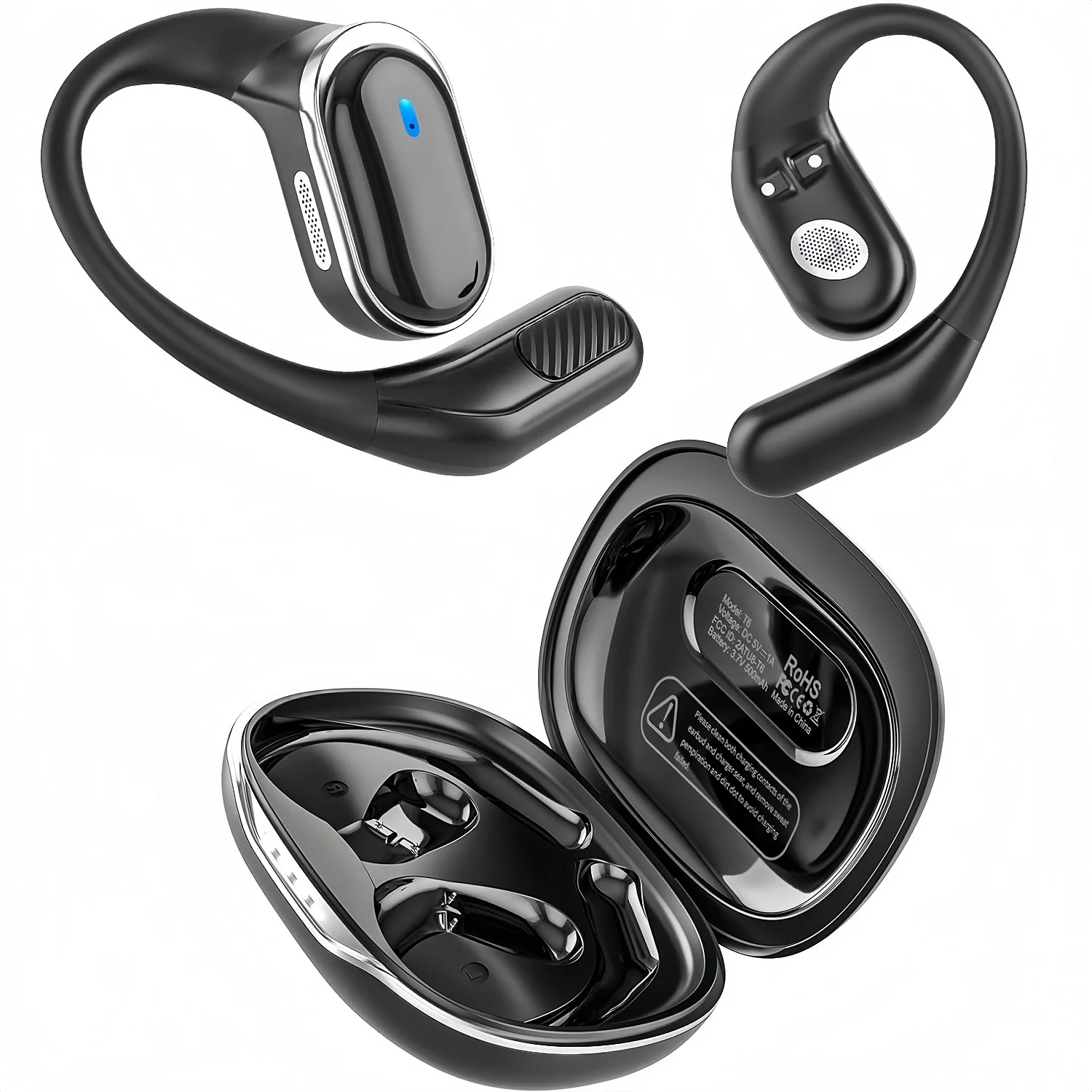 Bluetooth Earphones Wireless H - Sports Earphone Hook recension och pris